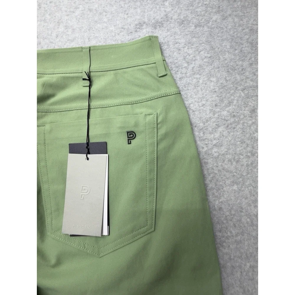 Public Rec Workday Pant 2.0 Mens 32x34 Clover Green Straight Leg Stretch NWT